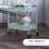 Homcom HOMCOM 3 Tier Rolling Utility Cart with 3 Mesh Basket, Light Blue 5