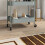 Homcom HOMCOM 3 Tier Rolling Utility Cart with 3 Mesh Basket, Light Blue 9