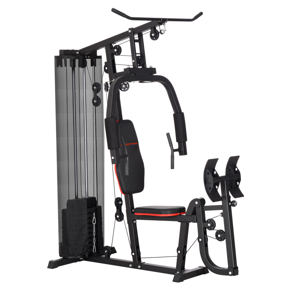Sportnow Home Gym Machine Compact Multi Gym With 45Kg Weight Stack