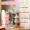 AIYAPLAY Kids Clothes Rail with Storage Shelf, Boxes, Mirror, White 7