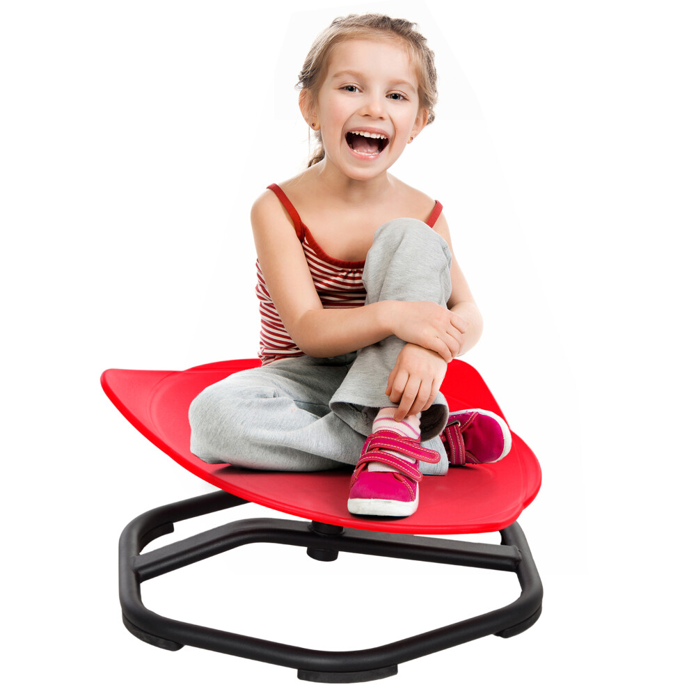 Aiyaplay Sensory Spinning Chair For Kids, For Balance, Coordination, Red