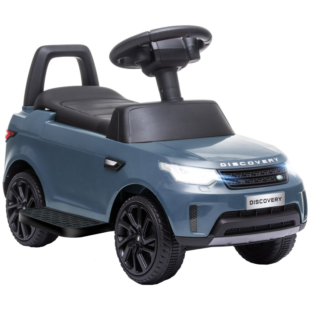 Aiyaplay Land Rover Licensed Kids Ride On Car, Sliding Car, Light/Blue