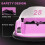 AIYAPLAY 360 Rotation 12V Kids Bumper Car w/ Remote Control, Pink 8