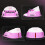 AIYAPLAY 360 Rotation 12V Kids Bumper Car w/ Remote Control, Pink 10