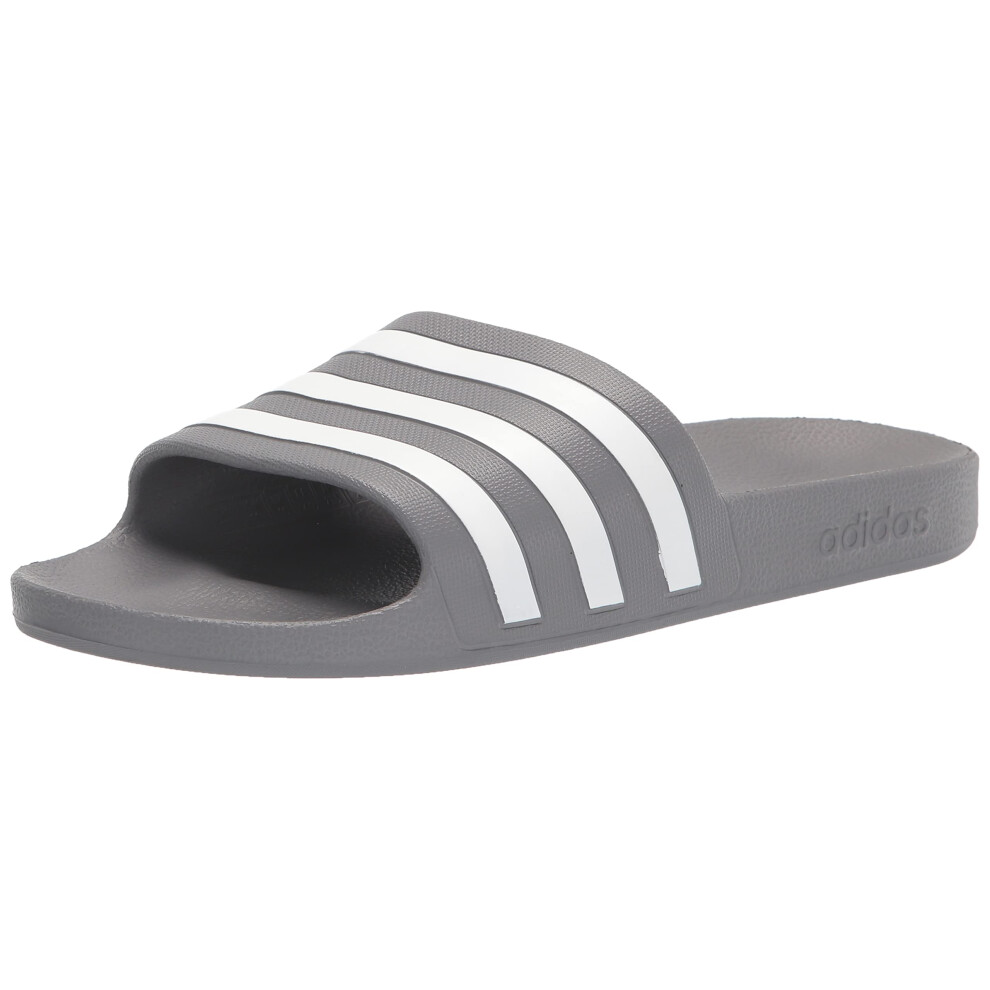 Adidas Adilette Aqua Slides greyWhitegrey Mens 12 Medium