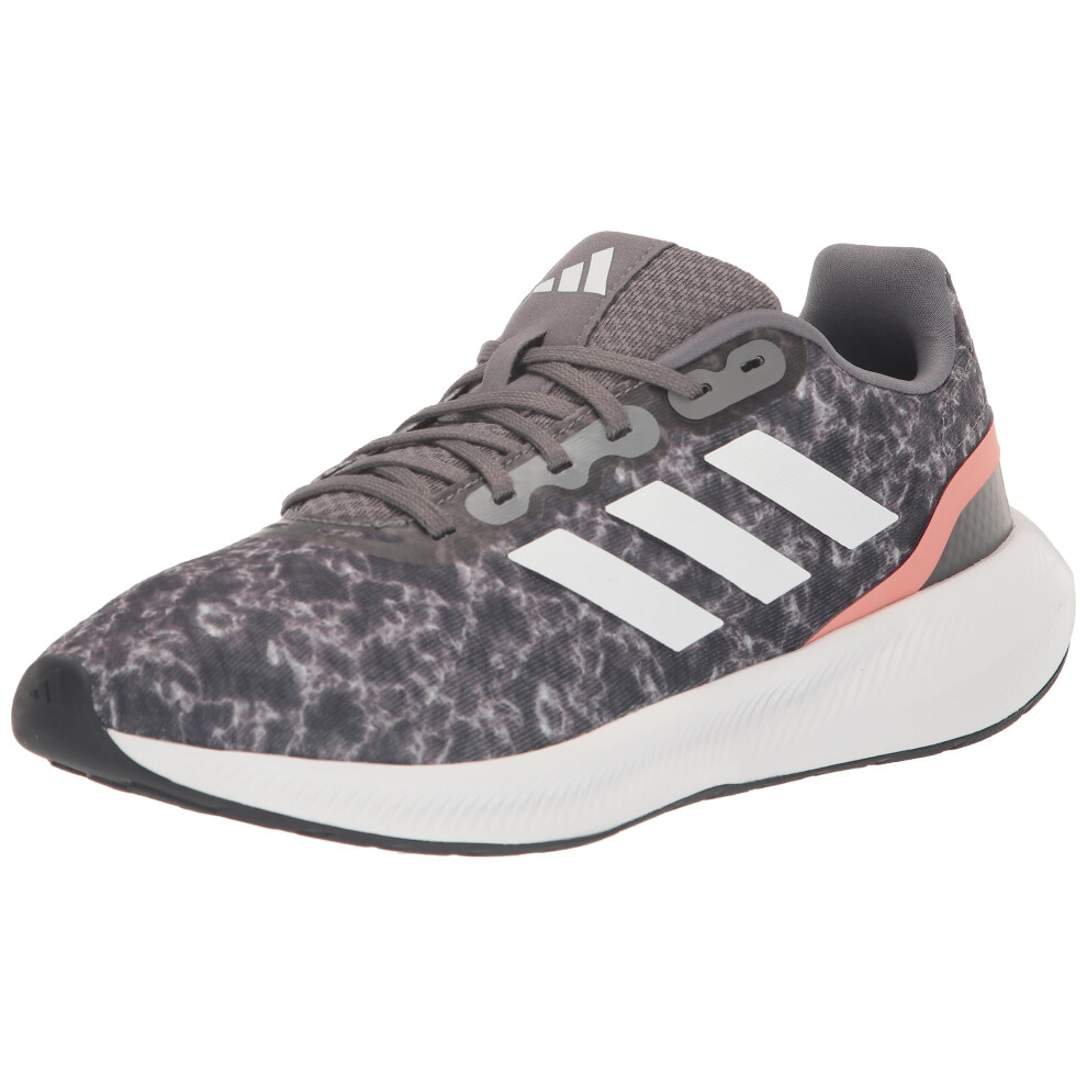 Adidas Women's Runfalcon 3.0 Sneaker Carbon/White/Core Black 8