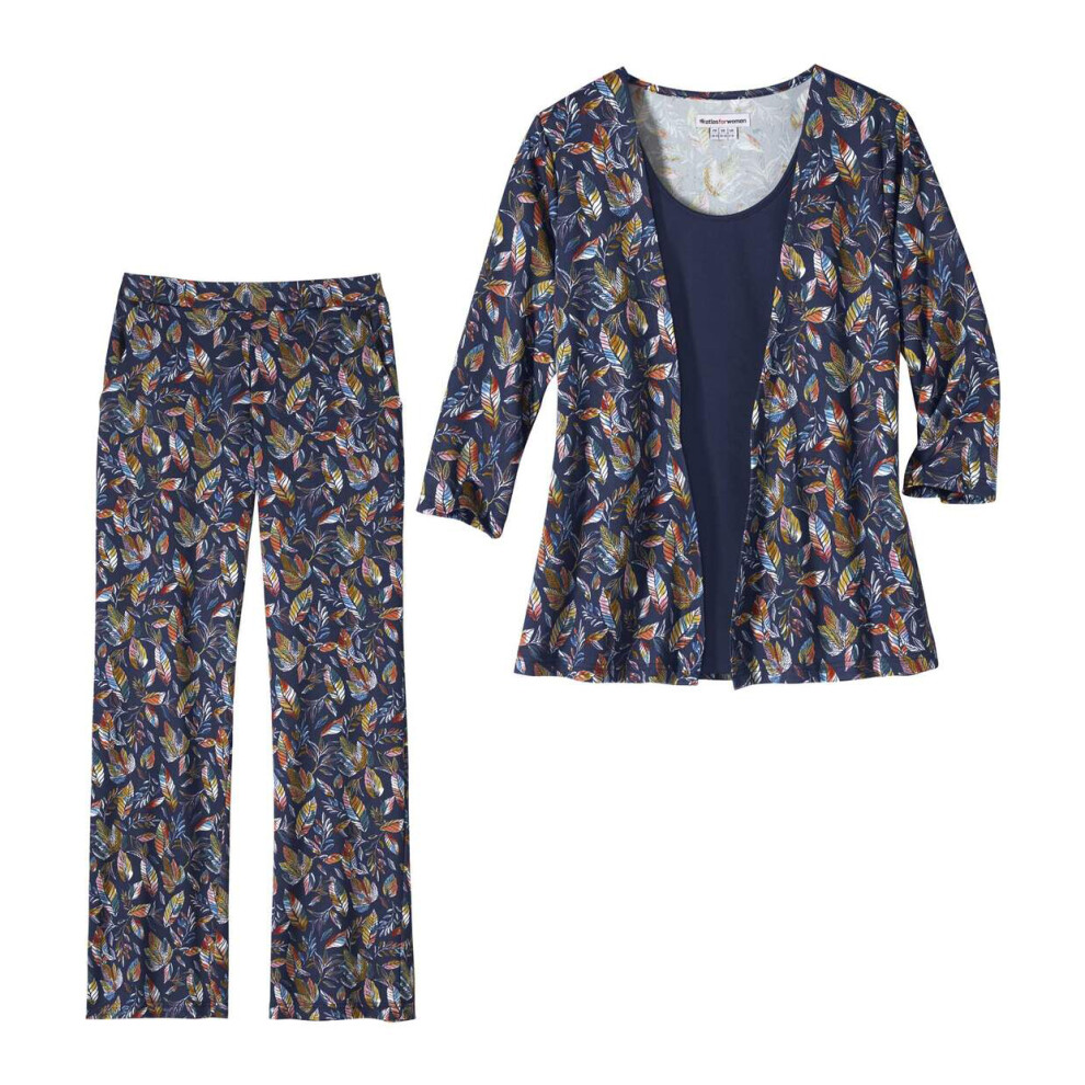 Atlas for Women Womens/Ladies Floral Top And Trousers Set