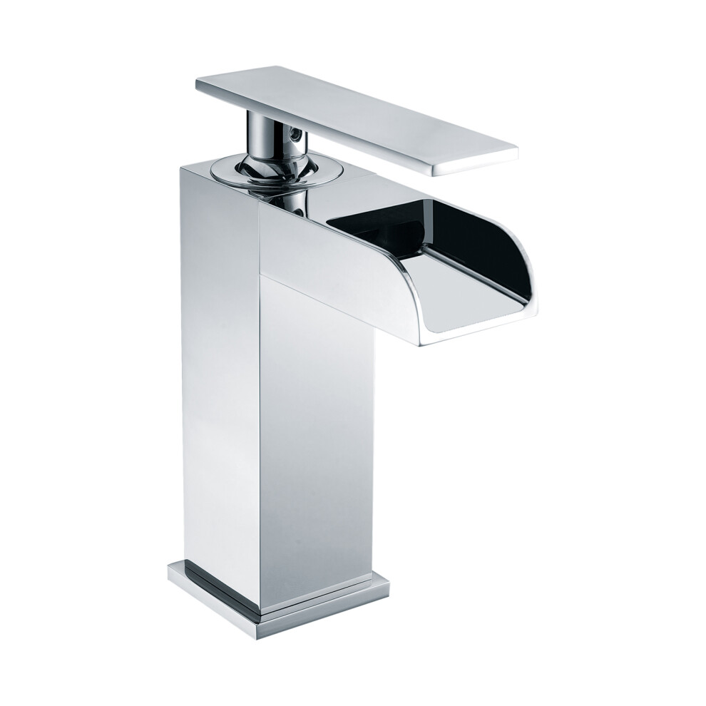 Photos - Other Bathroom Accessories Alfi brand AB1598-PC Polished Chrome Single Hole Waterfall Bathroom Faucet B01N4LNZ3A 