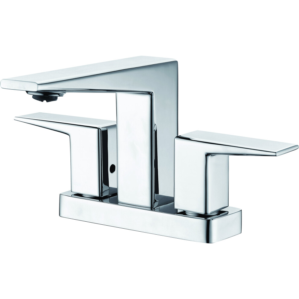 Photos - Tap Alfi brand AB1020-PC Polished Chrome Two-Handle 4'' Centerset Bathroom Faucet B07QF1C7N3