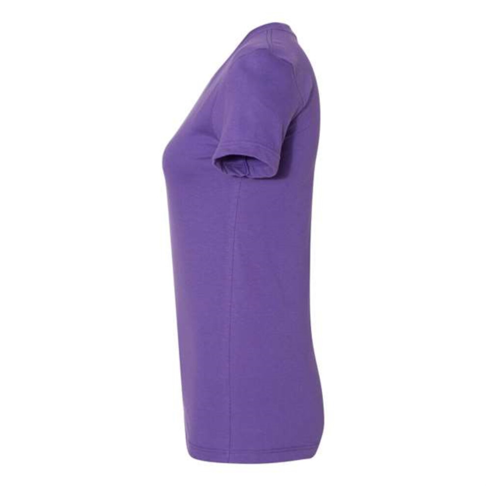 American Apparel Womens Fine Jersey Tee - Purple  XL