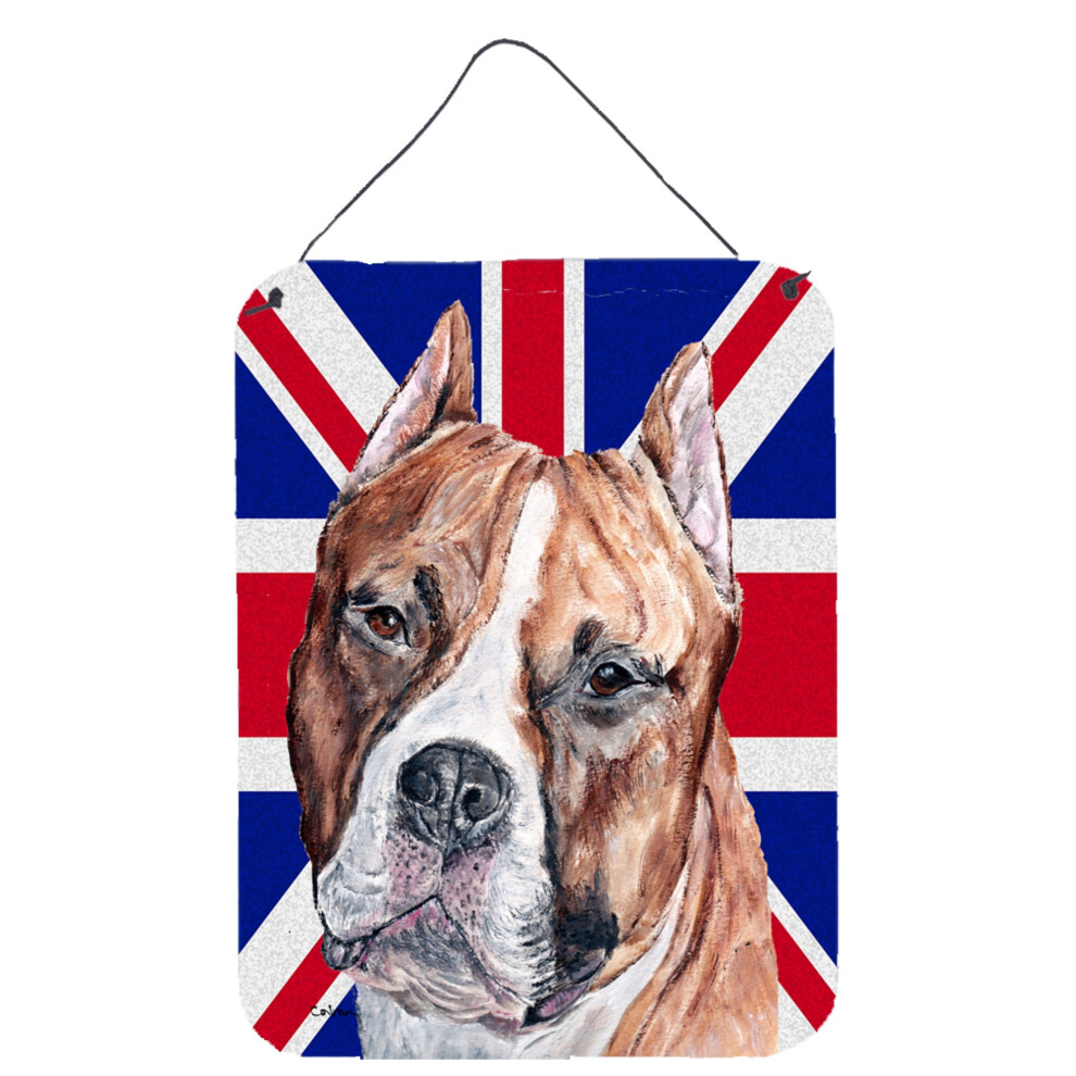 Caroline's Treasures SC9883DS1216 Staffordshire Bull Terrier Staffsie Z Angielski-image