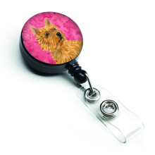 Caroline's Treasures Boxer, einziehbarer Ausweishalter oder Ausweishalter mit Clip, mehrfarbig (SS4775-PK-BR)