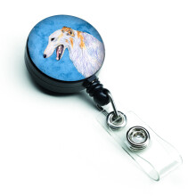 Caroline's Treasures Norwich Terrier, einziehbare Abzeichenrolle oder Ausweishalter mit Clip, mehrfarbig (SS4751-BU-BR)