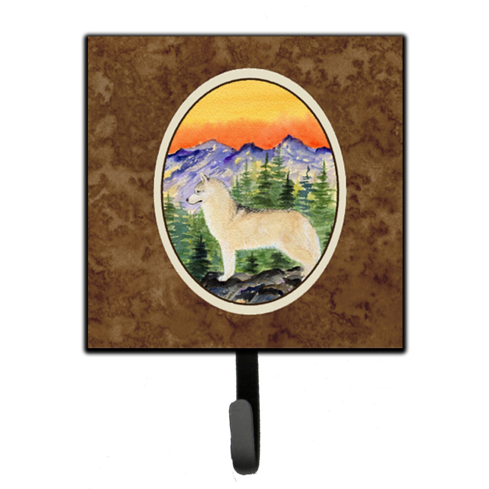 ""Caroline's Treasures SS8285SH4 Siberische Husky Leash Holder Of Sleutelhanger Klein Multicolor""-image