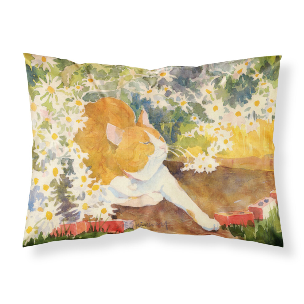 "Caroline's Treasures 6030PILLOWCASE Taie d'oreiller standard en tissu évacuant l'humidité pour chat Grande taille Multicolore"