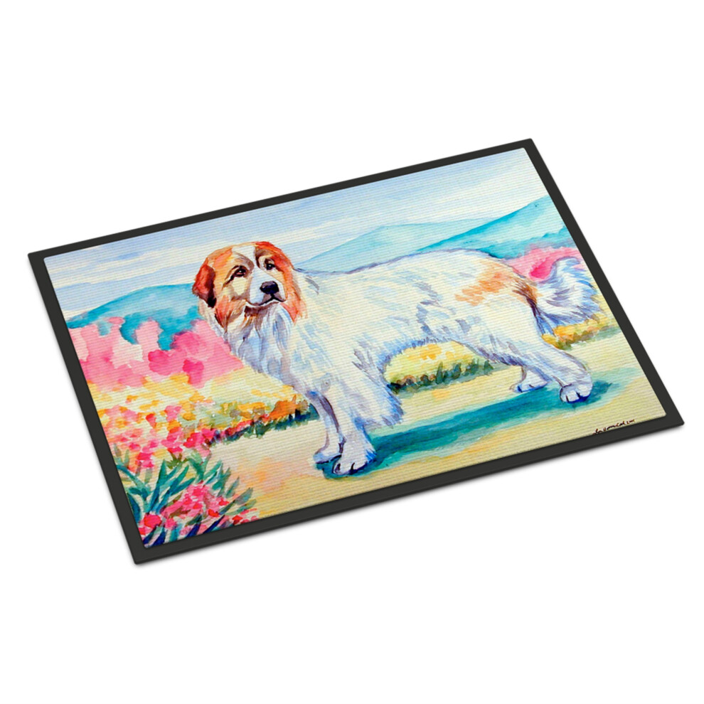 "Caroline's Treasures 7130MAT FußMatte Mit PyrenäEnberghund, FüR Drinnen Und DraußEn, 45,7 X 68,6 Cm, Mehrfarbig"-image