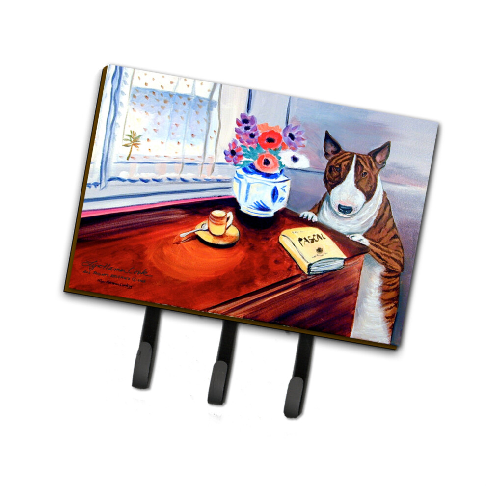 "Caroline's Treasures 7249TH68 Bull Terrier Leash Holder Of Sleutelhanger Groot Veelkleurig"-image