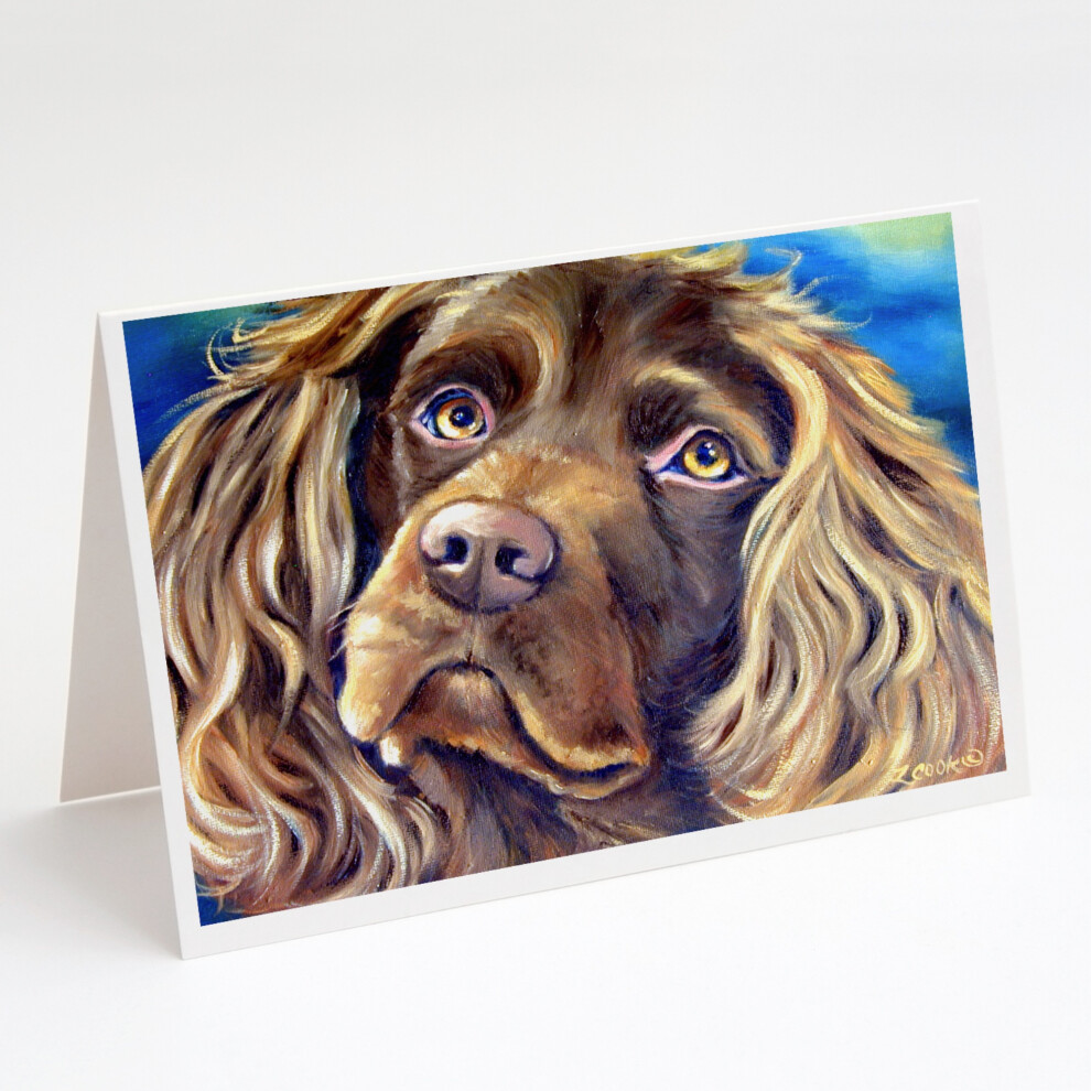 Lot De 8 Cartes De V Ux Et Enveloppes Boykin Spaniel-image