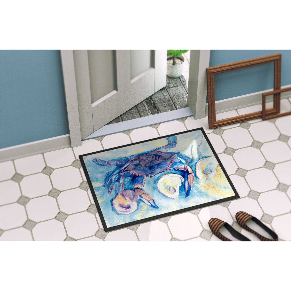 "Caroline's Treasures 8042-MAT Paillasson D'intéRieur Ou D'extéRieur Crabe 18""" X 27""" Multicolore""-image