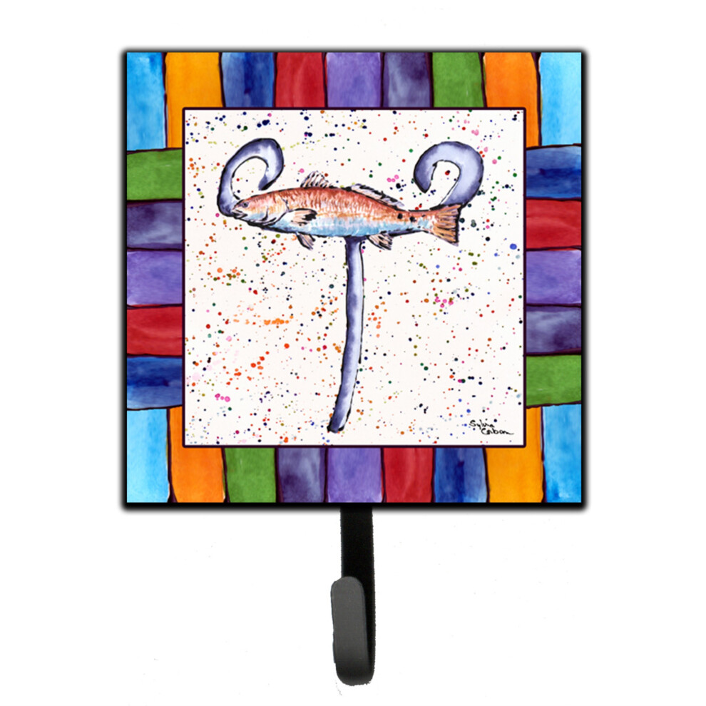 Caroline's Treasures 8443-TSH4 Leinenhalter Oder Schl Sselhaken Mit Strand- Und Meeresfr Chtemotiv, Klein, Mehrfarbig-image