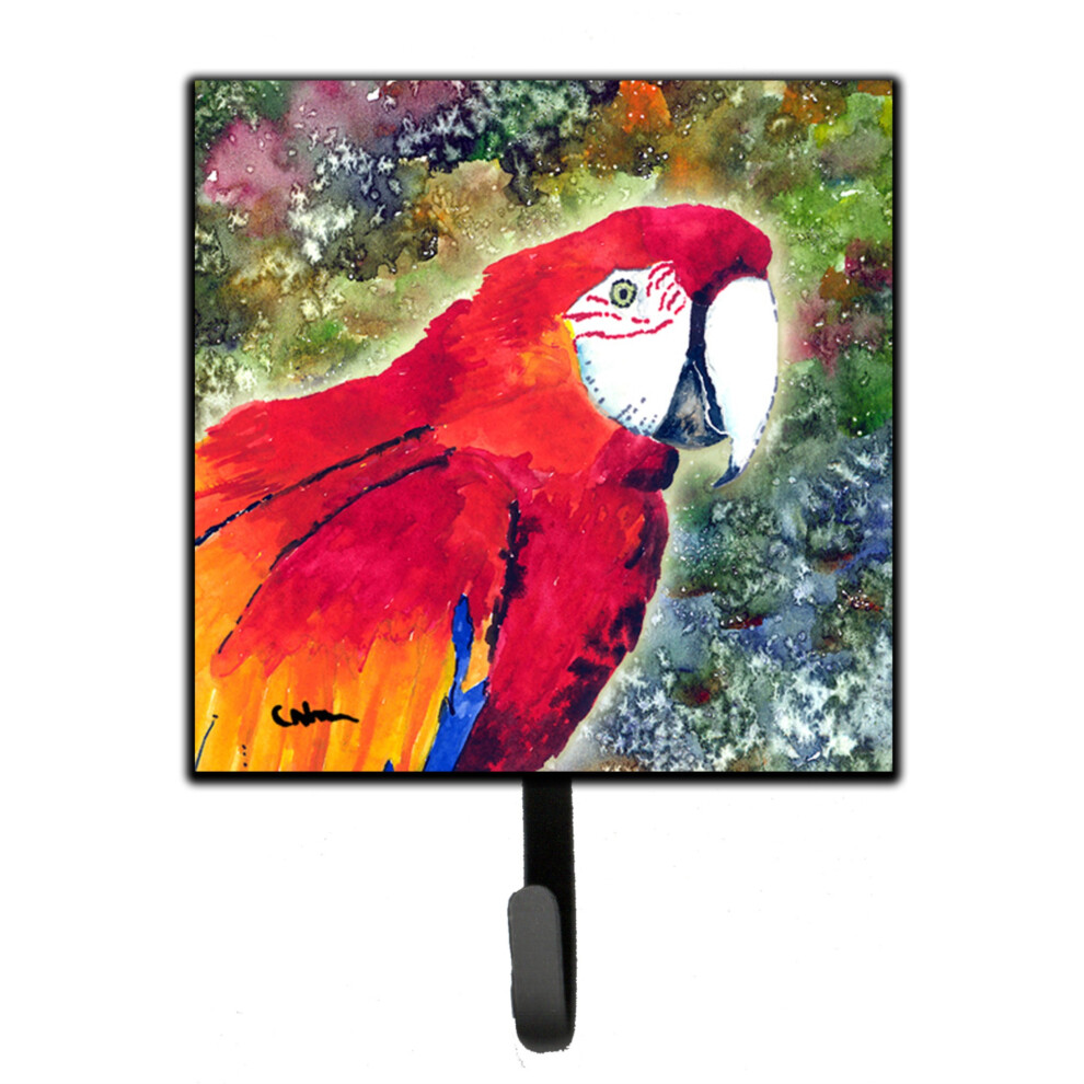 ""Caroline's Treasures 8603SH4 Vogel-Papagei-Leinenhalter Oder Schl Sselhaken, Klein, Mehrfarbig""-image