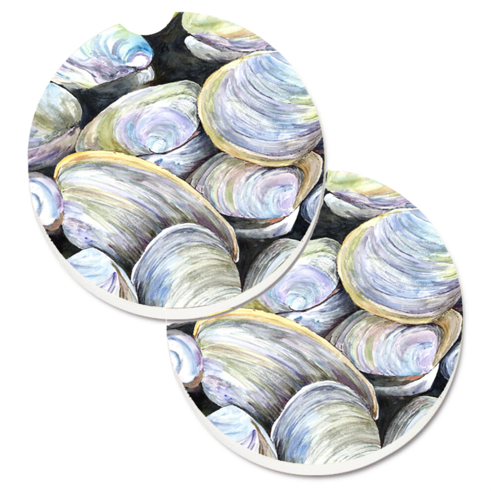 "Caroline's Treasures Clam Quahog 2Er-Set Getr?Nkehalter-Autountersetzer 8714CARC 2.56 Mehrfarbig"-image