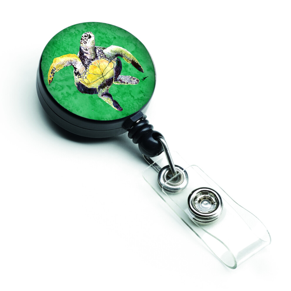 Caroline's Treasures Tortue Enrouleur De Badge R Tractable Multicolore (8671BR)-image
