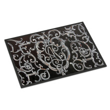 ""Caroline's Treasures 8927MAT Ironwork Fence Indoor or Outdoor Mat 18 x 27"""" Multicolor""
