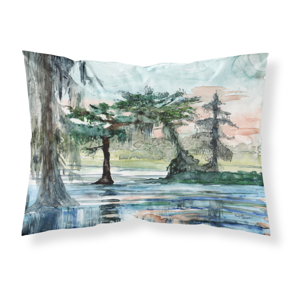 Taie D'oreiller Standard En Tissu ""Les Tr Sors De Caroline Dans Le Marais"" 8985PILLOWCASE Multicolore-image