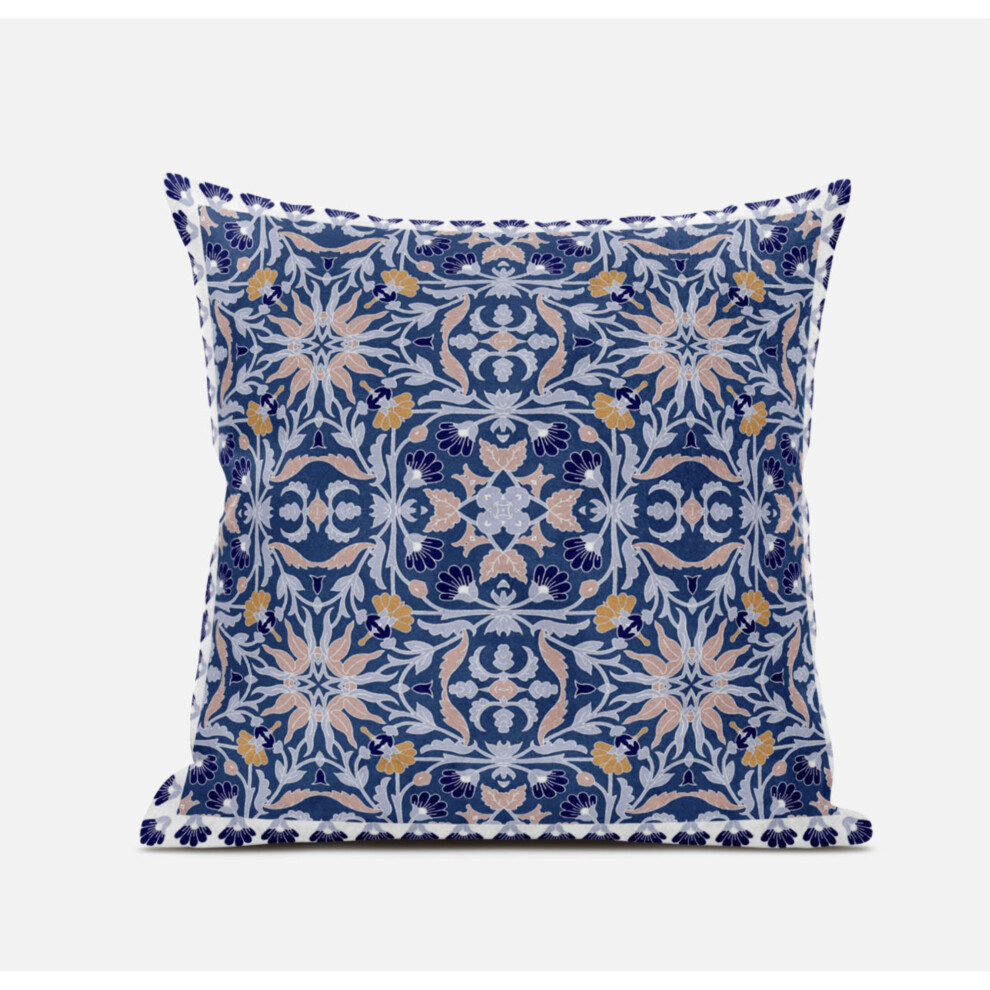 Jahan Paisley Wildlederkissen Mit ReißVerschluss Und Einsatz In Gedecktem Schwarzgelb-image