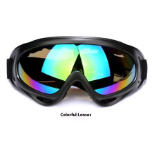 (colored lens) Dirt Bike Goggles Helmets Motosiklet Gozlugu Outdoor Cycling Glasses Moto Skiing Windproof Sandproof UV Protection Sunglasses