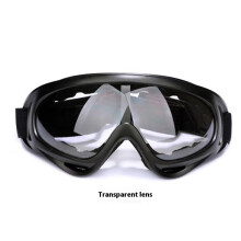 (black lens) Dirt Bike Goggles Helmets Motosiklet Gozlugu Outdoor Cycling Glasses Moto Skiing Windproof Sandproof UV Protection Sunglasses