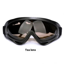 (brown lens) Dirt Bike Goggles Helmets Motosiklet Gozlugu Outdoor Cycling Glasses Moto Skiing Windproof Sandproof UV Protection Sunglasses