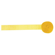 Gelbe Sunshine-Krepppapierrolle – 81 Fuß (1 Stück) – ideal für atemberaubende DIY-Bastelarbeiten, Partydekorationen und mehr