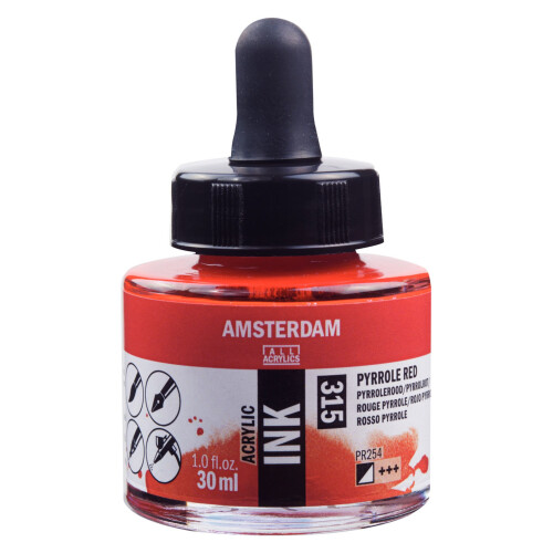 Amsterdam ACRYLC Ink  us:one size  Pyrrole Red