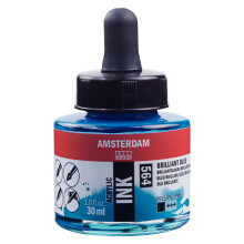 Amsterdam ACRYLC Ink Brill.Blue us:one size Brilliant Blue
