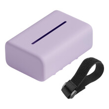 (Purple, 12cmx7cmx18cm) Car Tissue Holder, Toilet Paper Box, Napkin Dispenser Tissue Box, Facial Paper Holder for Bedroom Dresser Dining Room Decor