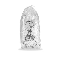 APQ Pack of 500 Drawstring Ice Bags 11 x 18. Pure Ice Printed Bags 11x18. Thickness 1.5 mil. 8 lbs. BPA Free Food Grade Safe Metallocene Ice Bags.