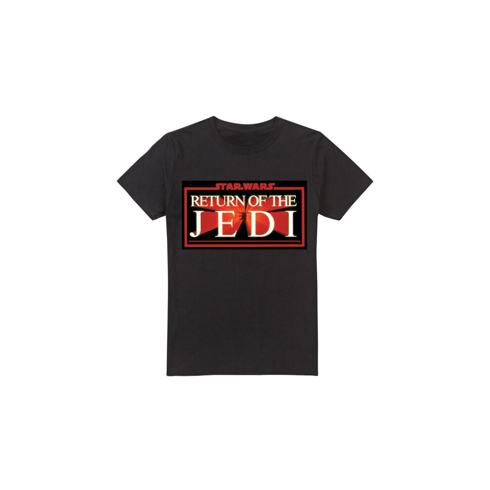 (L, Black) Star Wars Mens Jedi Warp T-Shirt