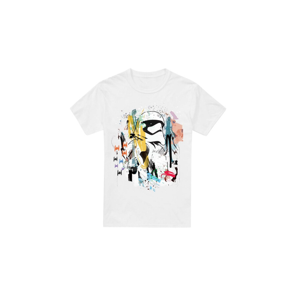 (XXL, White) Star Wars Mens Stormtrooper Abstract T-Shirt