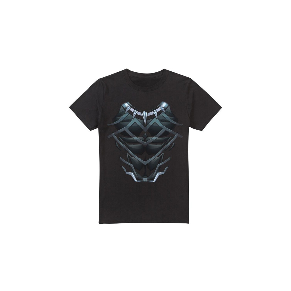 (M, Black) Black Panther Mens Costume T-Shirt