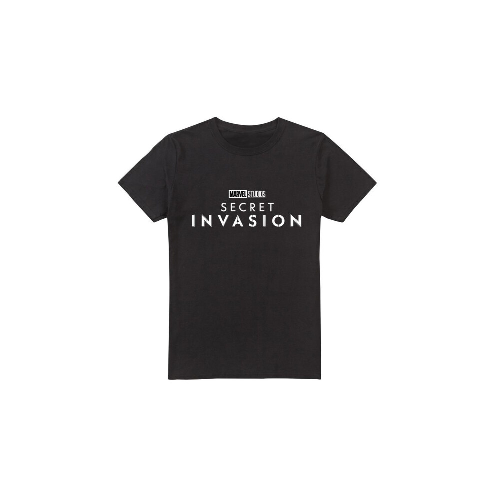 Marvel Men's Black (3Xl, ) Secret Invasion Logo T-Shirt