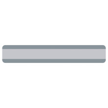 Ashley Productions Double Wide Sentence Strip L?sevejledning 1,25"""" x 7,25"""" Gr? ASH10869