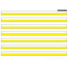 Ashley Productions Smart Poly Single -sidet Postermat Pals Space Savers 3/4 """" Håndskrift Fremhævet gul 13 """" X 9.5 """" (Ash95312)