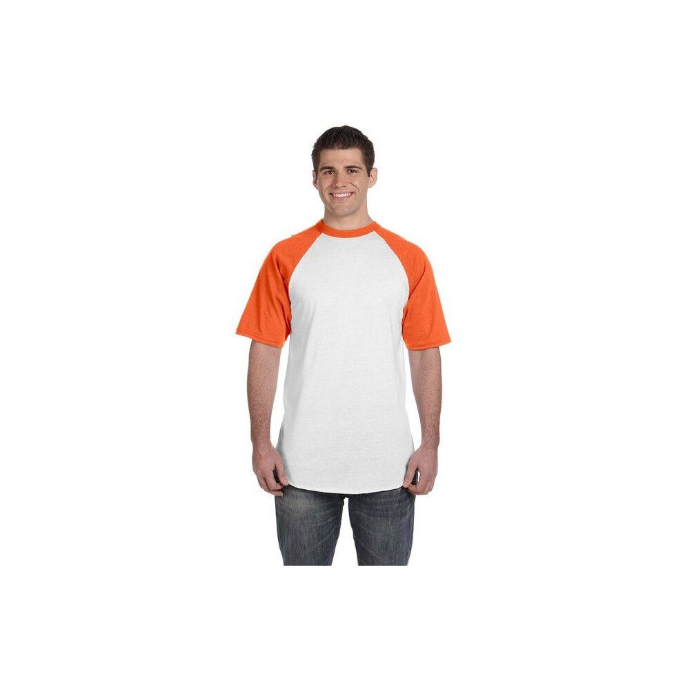 Maillot de baseball à manches courtes pour adulte - ATH HTHR NAVY - S(D0102H7YJE8)
