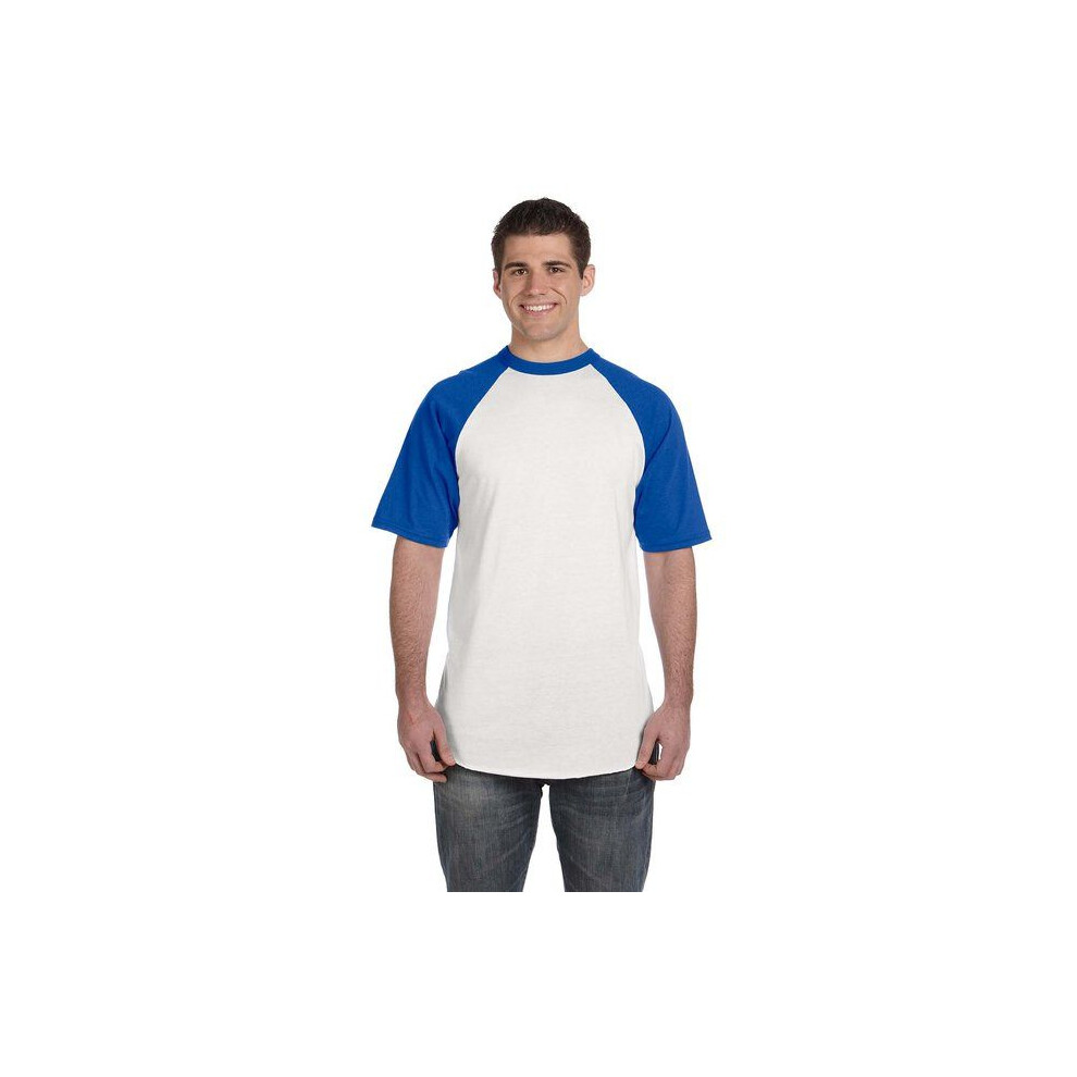 Maillot De Baseball à Manches Courtes Pour Adulte - Ath Hthr Navy - S (D0102H7KTSP)-image