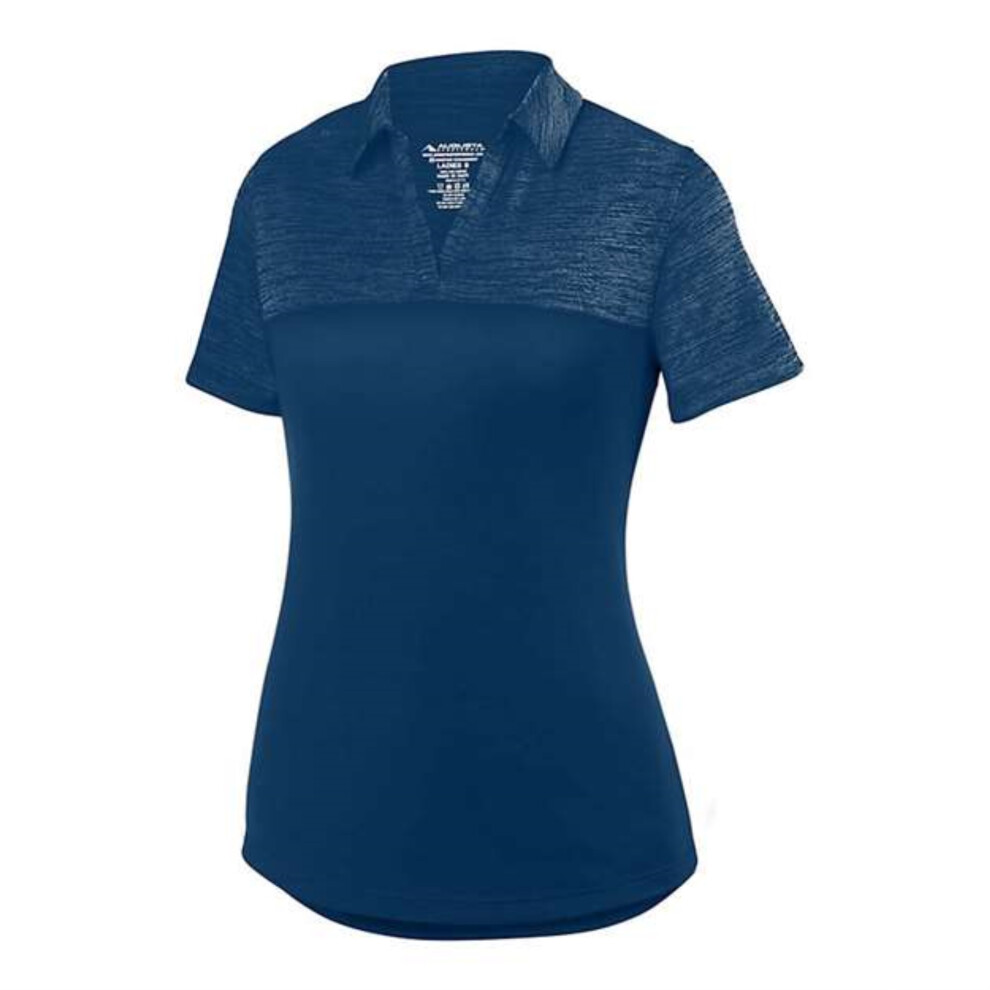 Chemise de sport Augusta Sportswear Shadow Tonal Heather pour femme - Bleu marine L