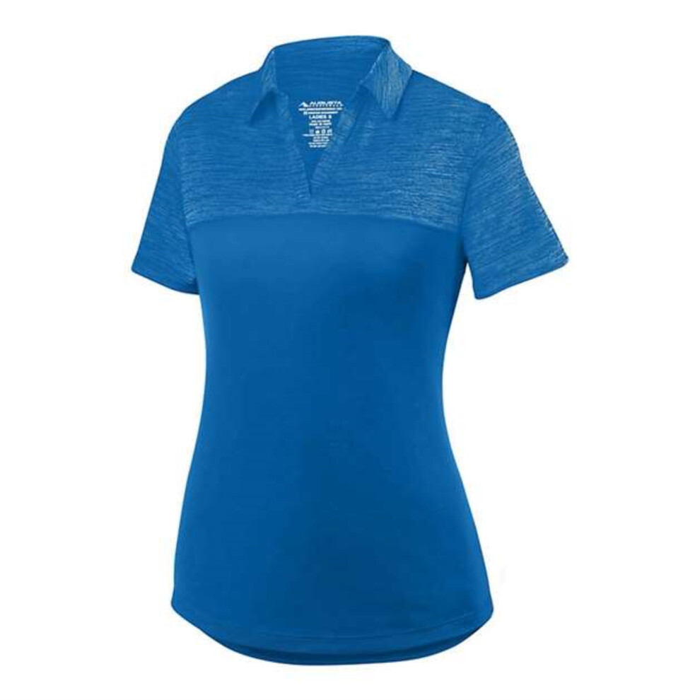 Chemise de sport Augusta Sportswear Shadow Tonal Heather pour femme - Royal L