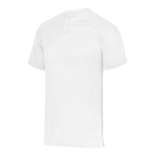 Augusta Sportswear Youth Attain Two-Button Jersey - White L