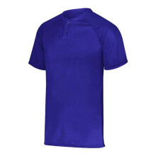 Augusta Sportswear Youth Attain Two-Button Jersey - Purple L